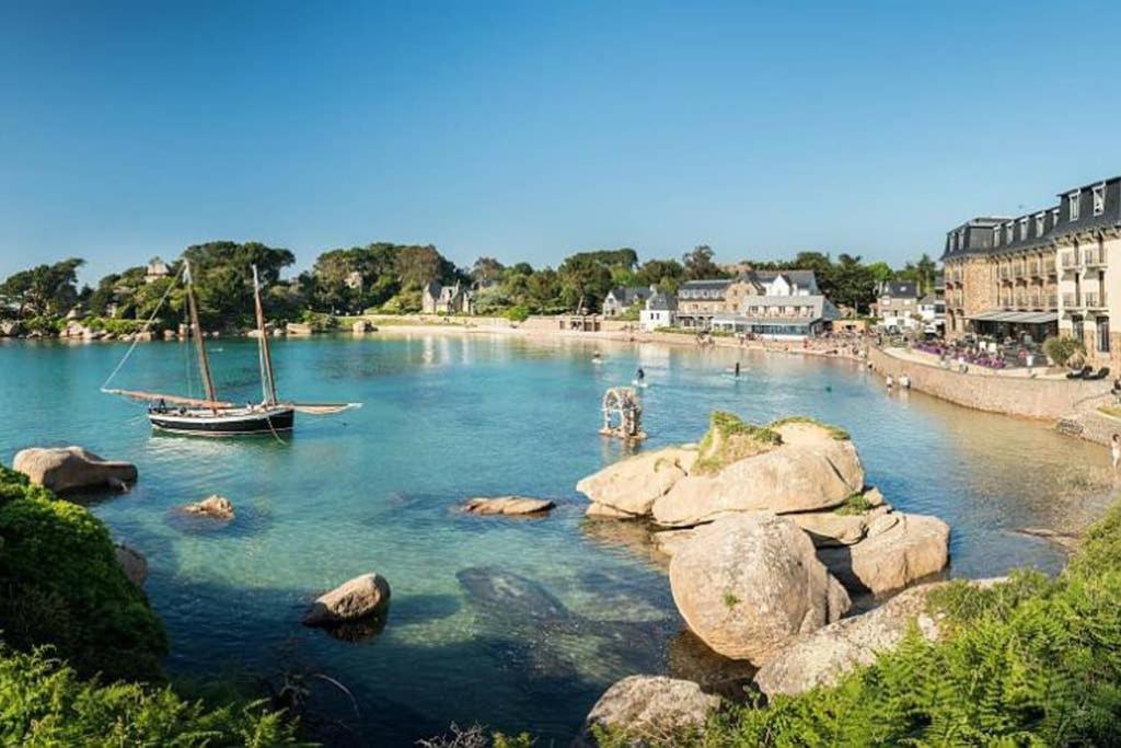 Maison Cote De Granit Rose Avec Spa Perros-Guirec Exterior foto